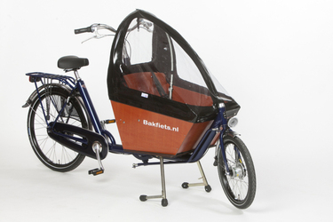 CargoBike Kort met een zwarte tent